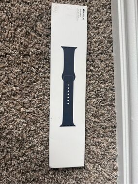 Apple Sport Band Midnight Blue fits 38mm 40mm, and 41mm watches